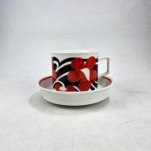 Taza Rara Grete Ronning Porsgrund Porcelana Anos 70 Prototipo Diseno Nordico