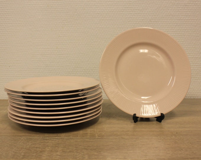Arabia Kaj Franck plates made in Finland in 1950s, mid century Arabia Sointu