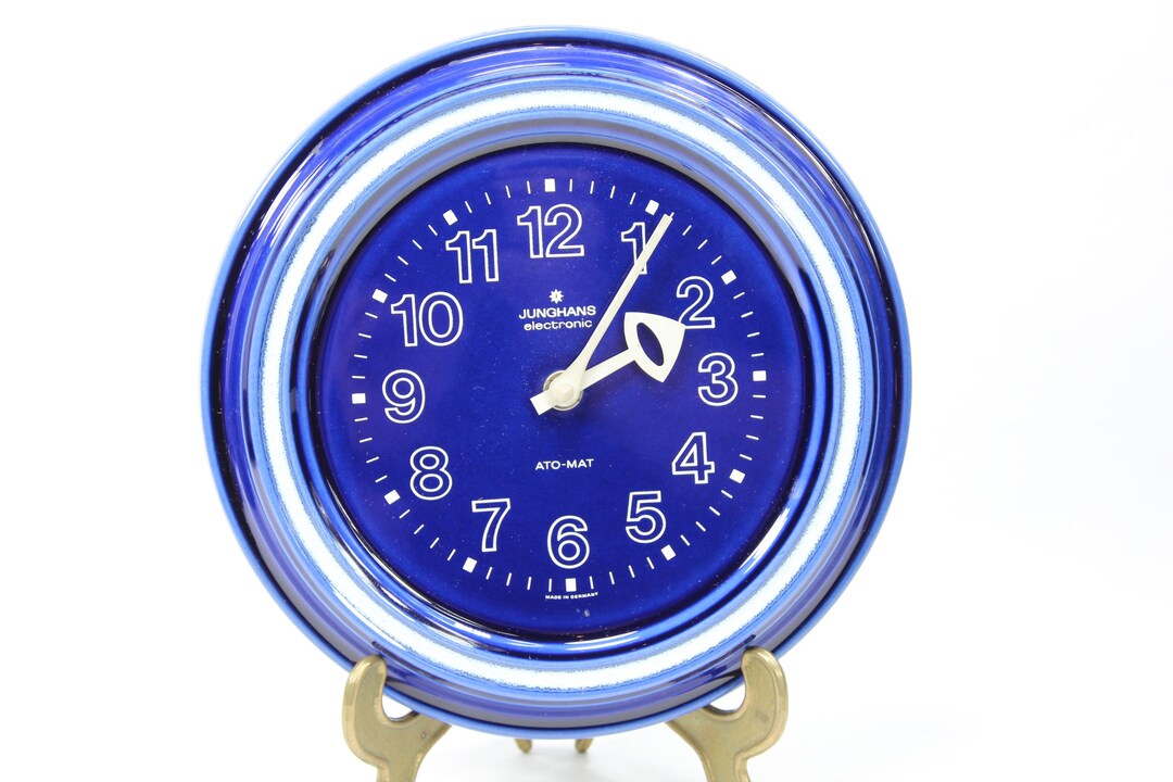 Kitch Junghans Ato-mat Wall Clock From the 1970s - Home Decor