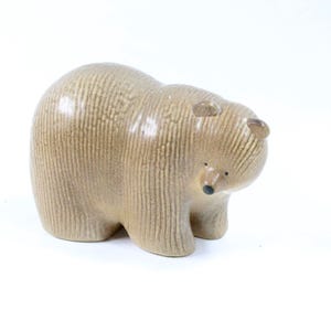 Nordic Ceramic Brown Bear by Lisa Larson | Collector's Item | Gustavsberg Animal Collection | Home Décor