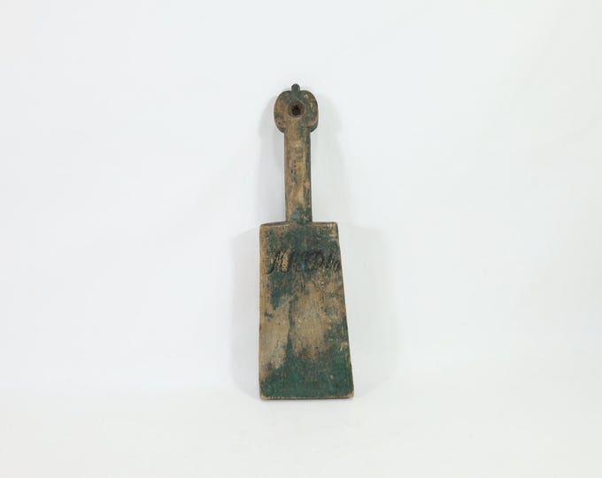 Antique Laundry Beater with Charm and History - Romantic 19th Century Gift Idea