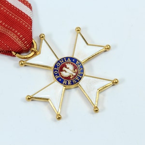 WW2 Polish Poland Order Polonia Restituta Medal 1944 | Vintage Polish Medal | Militaria Collectible | WWII Association