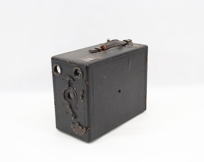 Antique Butcher Midg No 0 Falling Plate Box Camera | Early 1900s British Camera | Glass Plate Magazine Camera | Rare Display Piece