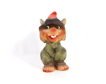 Vintage Henning Figure | Hand Carved Wooden Art | Nordic Decor | Henning Norway Stamped | Folk Art Collectible