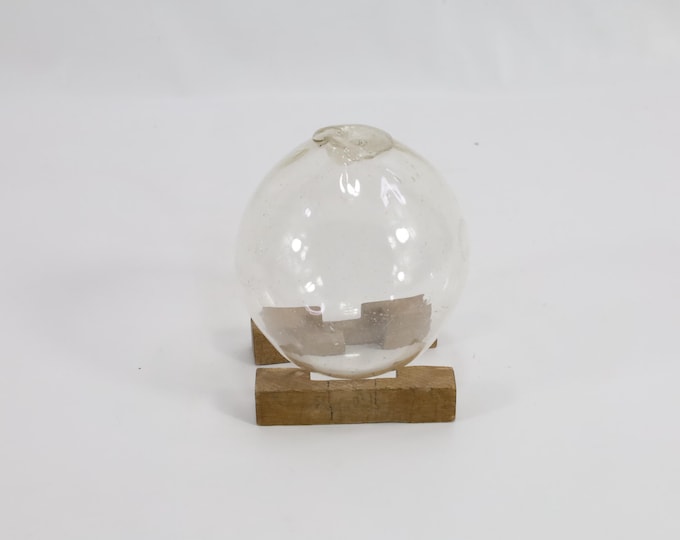 Hand-Blown Glass Float 1890s | Norwegian Nautical Collectible | Maritime Decor | Nordic Gift | Oceanic History