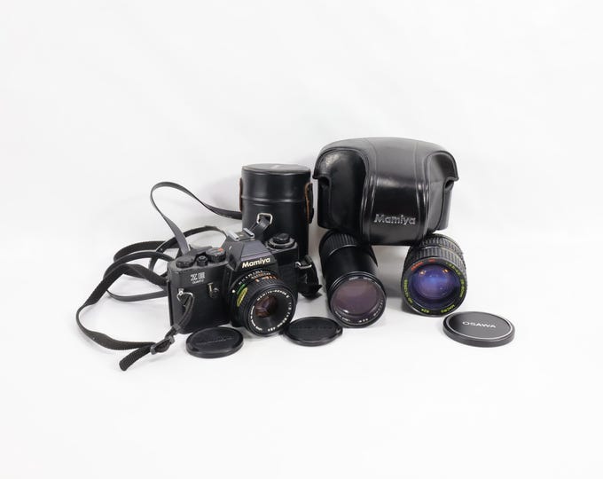 Mamiya ZE Quartz Camera|1980s Vintage Camera|SLR Film Camera|Z Mount Manual Focus|Camera Collector Gift|Photography Decor