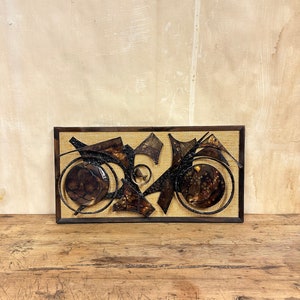 Retro Danish Brutalist Wall Sculpture - Vintage Design by Henrik Horst 1970s