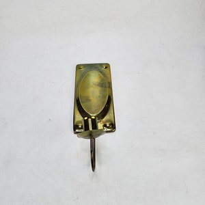 Elegant Mid-Century Brass Wall Sconce - Vintage Nordic Scandinavian Candle Holder - Vintage Wall Decor