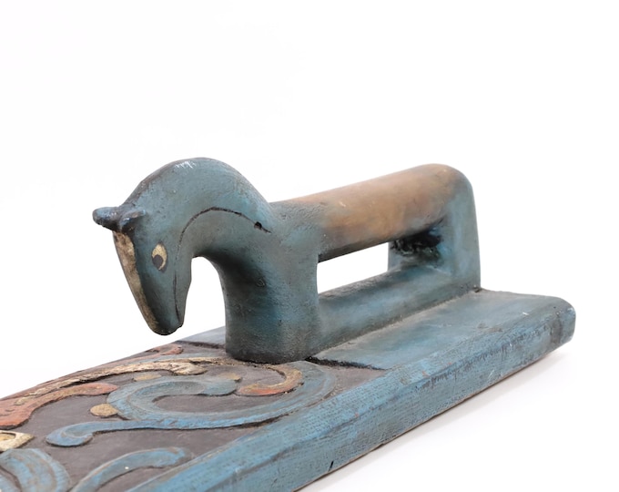 Antique Norwegian Mangleboard 1800s | Romantic Bridal Tradition | Scandinavian Decor | Heirloom Gift