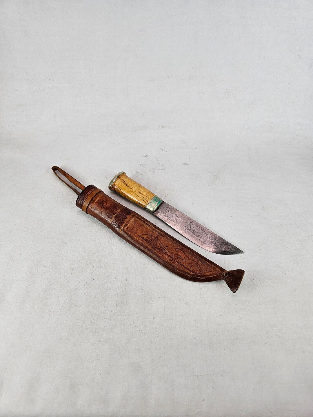 Authentic Marttiini Same Knife Collectible Vintage Knife From 1950s