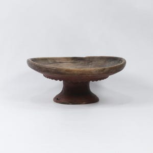 Antique Cake Stand | Norwegian Folk Art | Chip Carving Stand | 1800s Norwegian Antique | Rare Home Decor