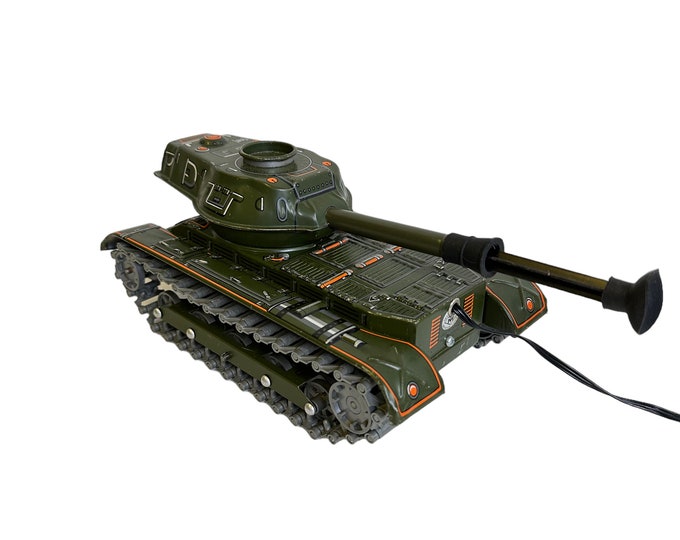 Tinplate toy from Japan - Vintage Tin plate Tank - Rare toy Tank - Collectible tinplate toy - MCM Japan made gift toy