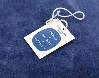 Patek Philippe Blue Gold Hand Tag | 1980s Original Watch Tag | Luxury Collector Accessory | Rare Vintage Patek Item