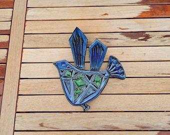 1970s Vintage Konrad Galaaen Porsgrund Porcelain Wall Relief