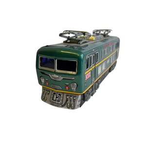 Tinplate toy from Japan - Vintage Tin plate Train - Rare toy Train - Collectible tinplate toy - MCM Japan made gift toy