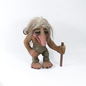 Vintage Norwegian NY-Form Troll - Collectible Scandinavian Folk Art