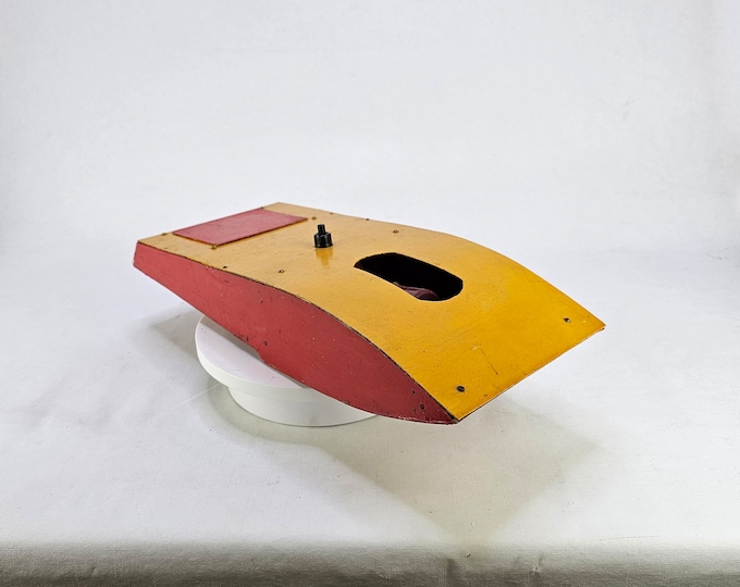 Vintage Norwegian Toy Stretcher Ship O Hoi from 1930s-1940s | Model Ship by Fredhøis