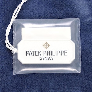 Patek Philippe Ellipse Hand Tag Ref 4826 | Vintage Watch Collector&#39;s Item | 1990s Original Plastic Pocket