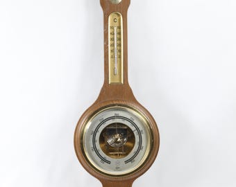 ヴィンテージ Lufft ドイツ製気圧計：壁掛け気象計 - Etsy 日本