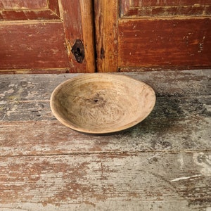 Stunning antique ale bowl with beautiful blue color - Handmade Folk-art bowl - Collectible Norwegian rustic and primitiv