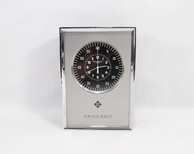 Patek Philippe Naviquartz E1200 | 1970s Electronic Desk Chronometer | Rare Vintage Patek Quartz Era Collectible | Serial 1 803833