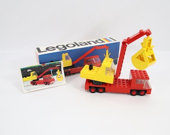 Vintage LEGO Mobile Crane 689 (1974) | Complete Legoland Set with Original Box & Instructions | Classic Retro LEGO Vehicle Collectible