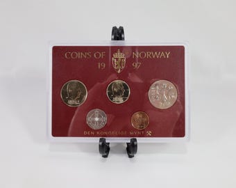 Norway 1997 Coin Set|Royal Mint Collection|Uncirculated Collectible|History Enthusiast Gift|Rare Coin Set