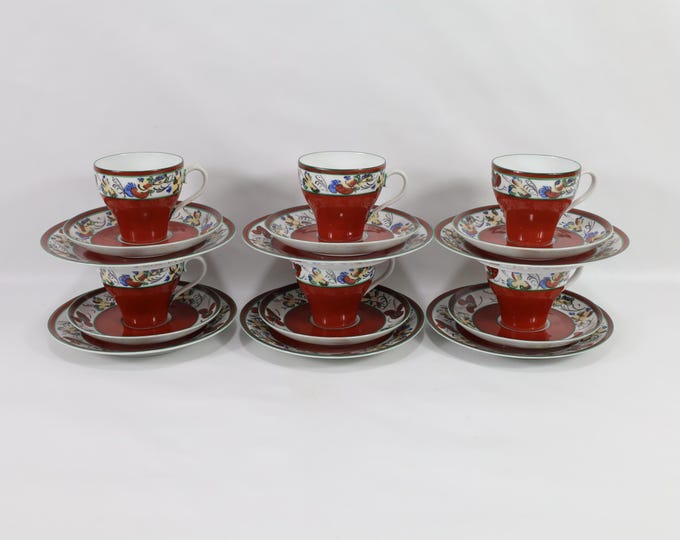 1970s German Porcelain Collection | Nordic Hand-Painted Designs | Authentic Artist Signature | Timeless Decor Piece