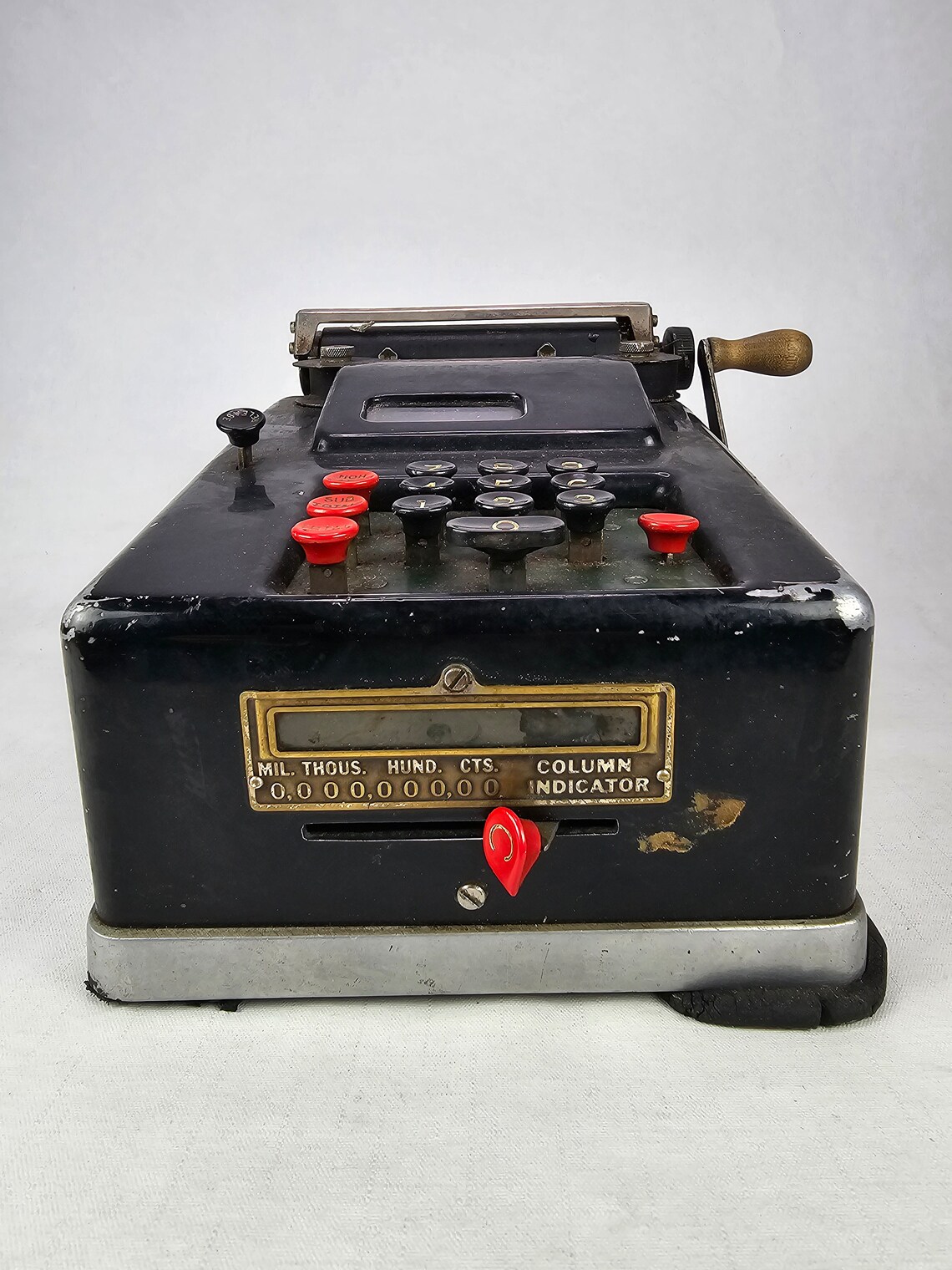 Rare Antique Remington Rand Calculator - Fully Functional 1900s Billing ...
