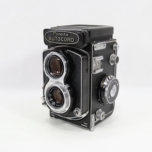 Vintage Minolta Autocord TLR Camera | Chiyoko Rokkor 75mm f3.5 Lens | Zeldzaam Vroeg Model | 120 Film Camera | Japan Klassiek