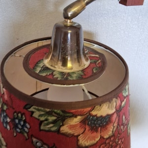 Fantastic 1950s Norwegian designed teak wall lamp,Wall scone lamp,Interior lamp,Flower lamp shade,Scandinavian design,Rare design lamp image 9