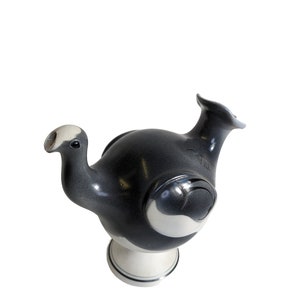Vintage Porsgrund Porcelain Wine Hen - 4 Decilitres Capacity - Collector&#39;s Item