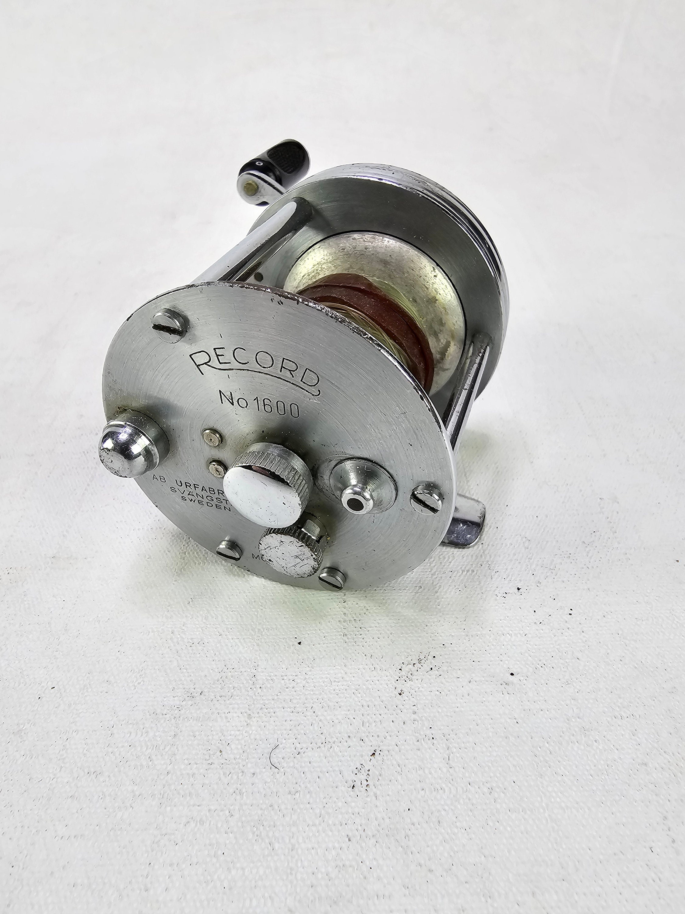 Rare Vintage Model C Record Spinning Reel - Swedish Fishing Rare Vintage Model C Record Spinning Reel - Swedish Fishing