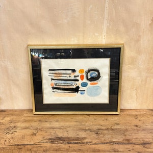 Vintage Watercolor Painting by Bill Smith - Stunning Colors from 1988 - Authentic Original Artwork - The Mark