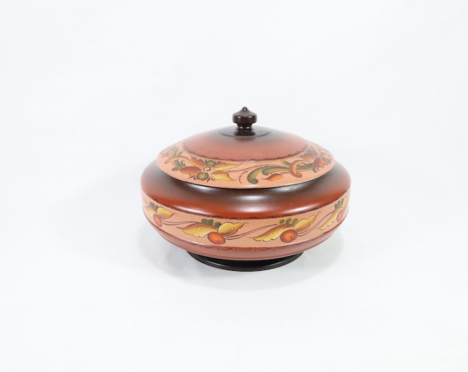 Beautiful Norwegian Rose painted Bowl from the 80s - Ideal for Gifting or Adding to Your Collection
