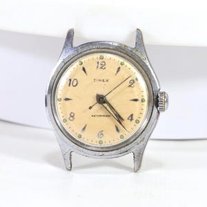 Timex Marlin Military Watch 32mm | Vintage 1950s Timepiece | Retro Style Gift | Collectible Wristwatch | Classic Design