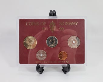 Norway 1999 Coin Set|Royal Mint Collection|Uncirculated Collectible|History Enthusiast Gift|Rare Coin Set