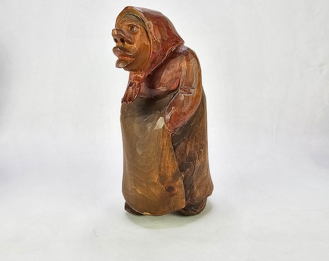 Wooden table  figure - Norwegian  - Design sculpture - Collectors item - Center piece - museum quality - Early Anton Sveen