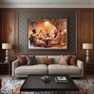 High Stakes Giclée Poster – Risqué Streifenpoker Spiel Bild 11
