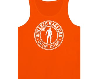 GoNaked Logo Muscle Tank – Unisex Jersey Comfort & Style