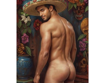 Altar del Cuerpo - Gay Male Fine Art Poster