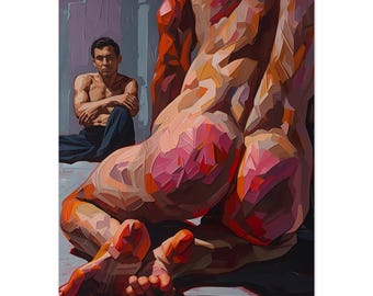 The Room Adjusted Around Him - Fine Art Giclee Print