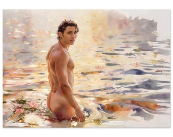 Between Water and Light Fine Giclee Art Print  | Giclée Gallery Quality Poster