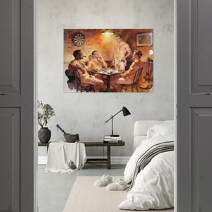 High Stakes Giclée Poster – Risqué Streifenpoker Spiel Bild 3