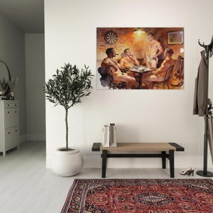 High Stakes Giclée Poster – Risqué Streifenpoker Spiel Bild 4