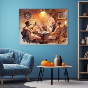 High Stakes Giclée Poster – Risqué Streifenpoker Spiel Bild 10