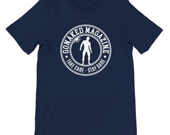 GoNaked Logo Crewneck T-shirt | Bella + Canvas 3001
