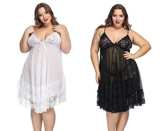 plus size silk nightdress