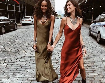 satin dresses for sale