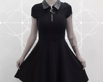 black emo dresses